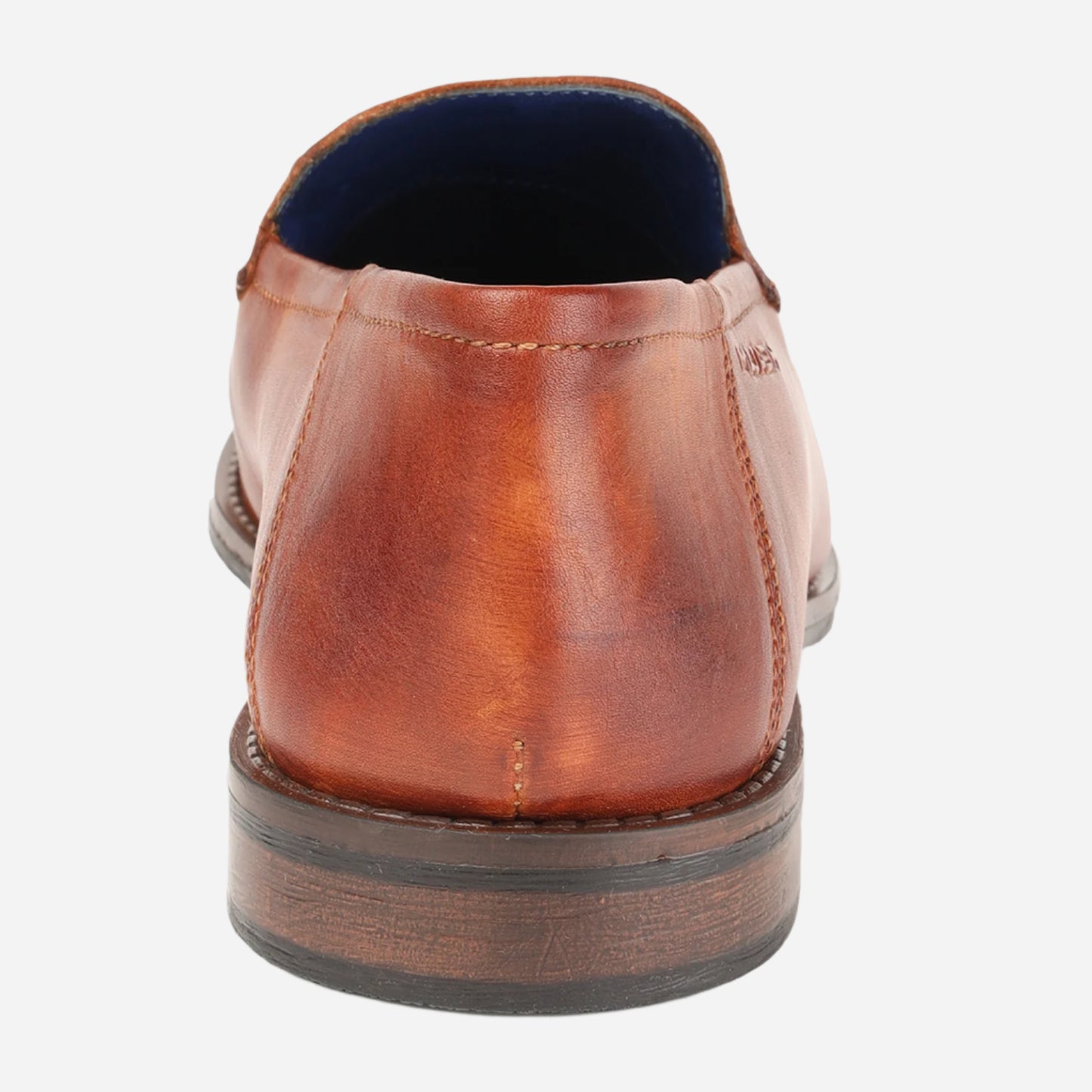 Masabih Genuine Leather Tan Loafer Slipon Shoes for Men