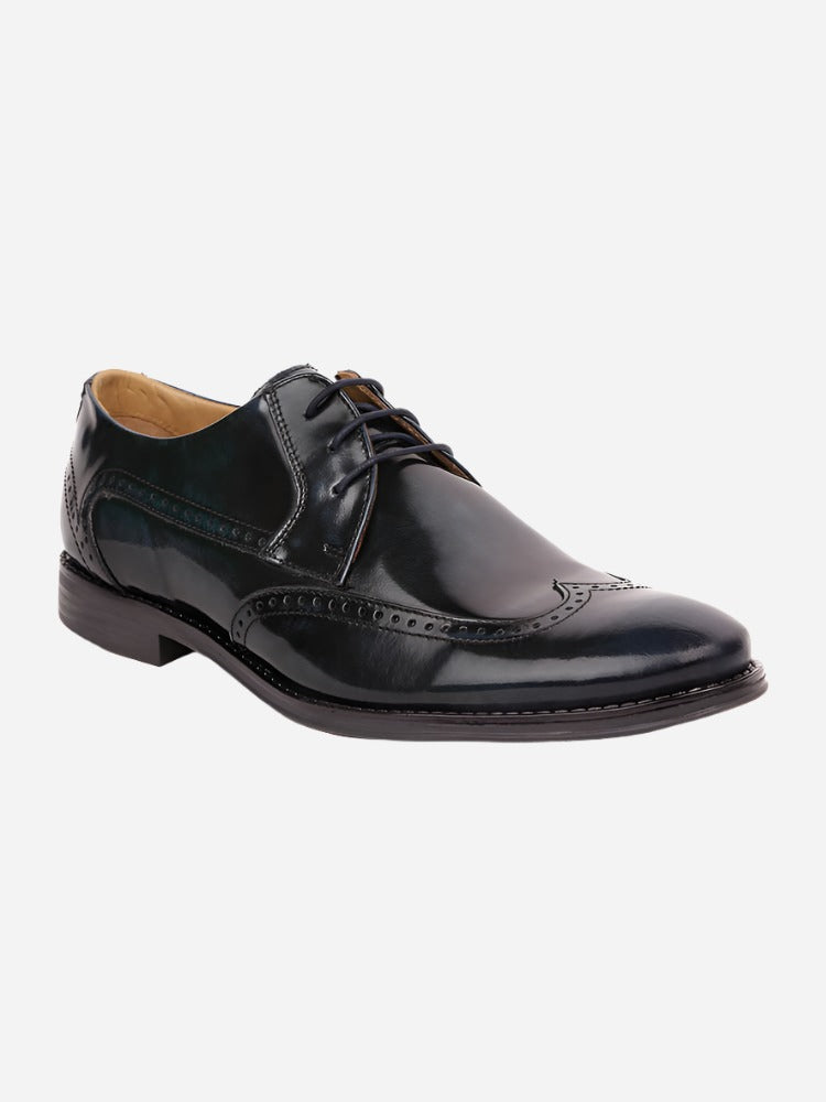 MASABIH Blue Casual Derby Shoes for Men