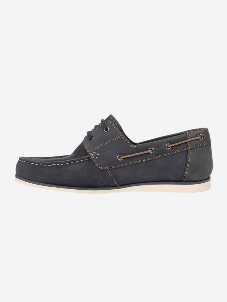 MASABIH Navy Casual Slip On Shoes for Men