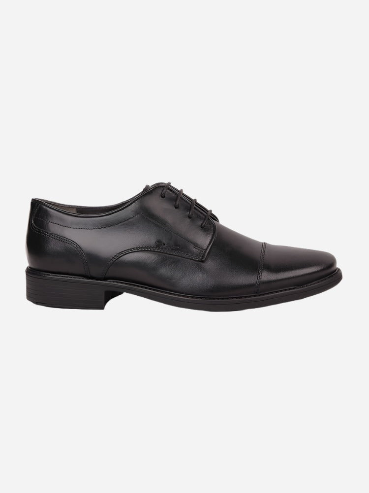 MASABIH Black Casual Derby Shoes for Men