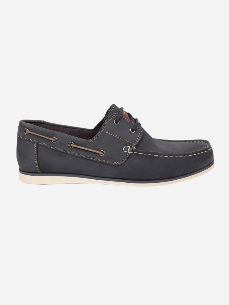 MASABIH Navy Casual Slip On Shoes for Men