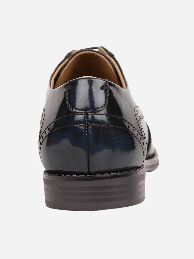 MASABIH Blue Casual Derby Shoes for Men