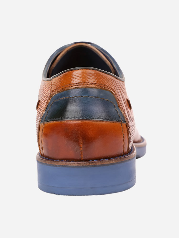 MASABIH Tan Casual Derby Shoes for Men