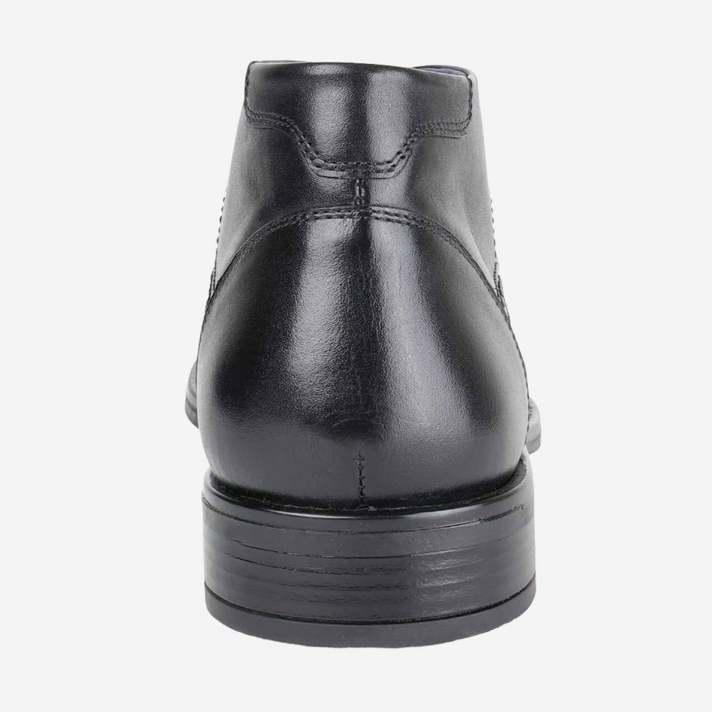 MASABIH GENUINE LEATHER CHUKKA LACEUP BOOTS FOR MEN BLACK