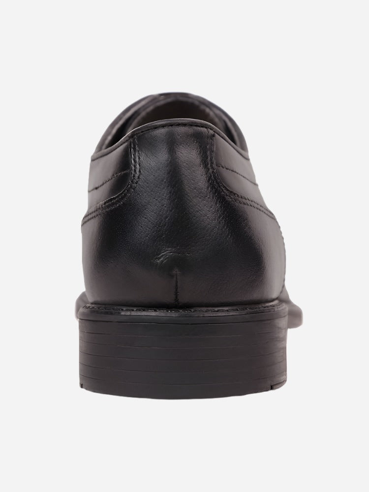 MASABIH Black Casual Derby Shoes for Men