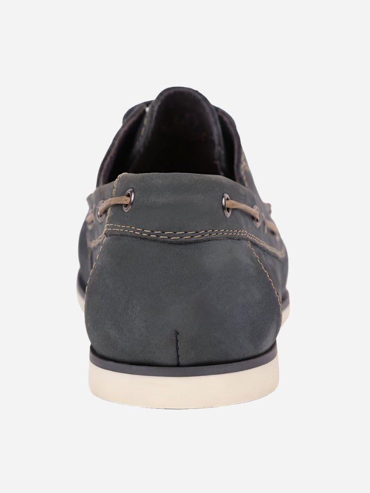 MASABIH Navy Casual Slip On Shoes for Men