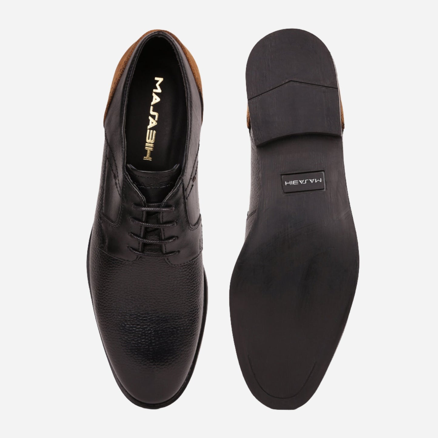 MASABIH European Standard Leather Mens Formals Shoes