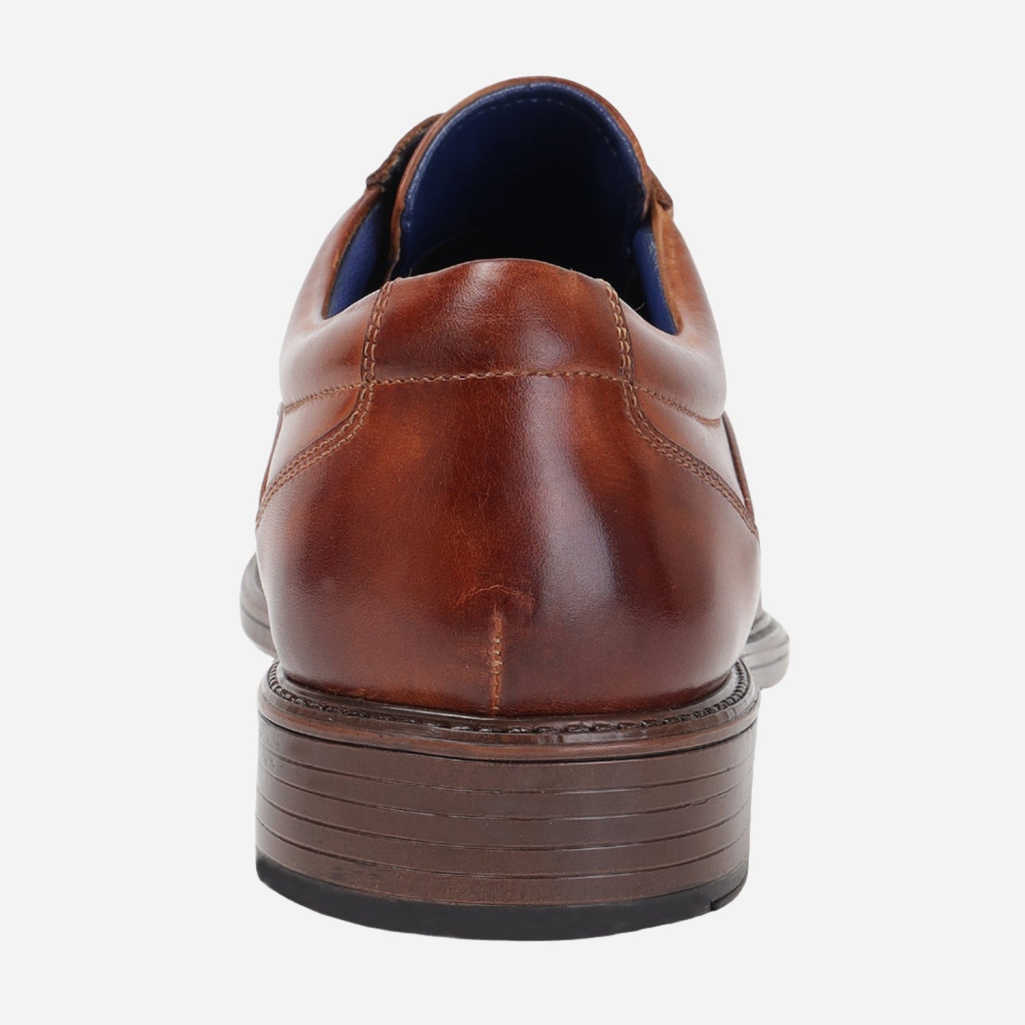 MASABIH GENUINE LEATHER TAN DERBY LACEUP SHOES WITH TOE CAP FOR MEN