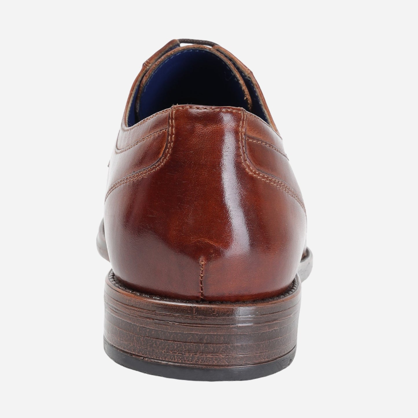 MASABIH GENUINE LEATHER TAN CASUAL DERBY LACE UP SHOES FOR MEN