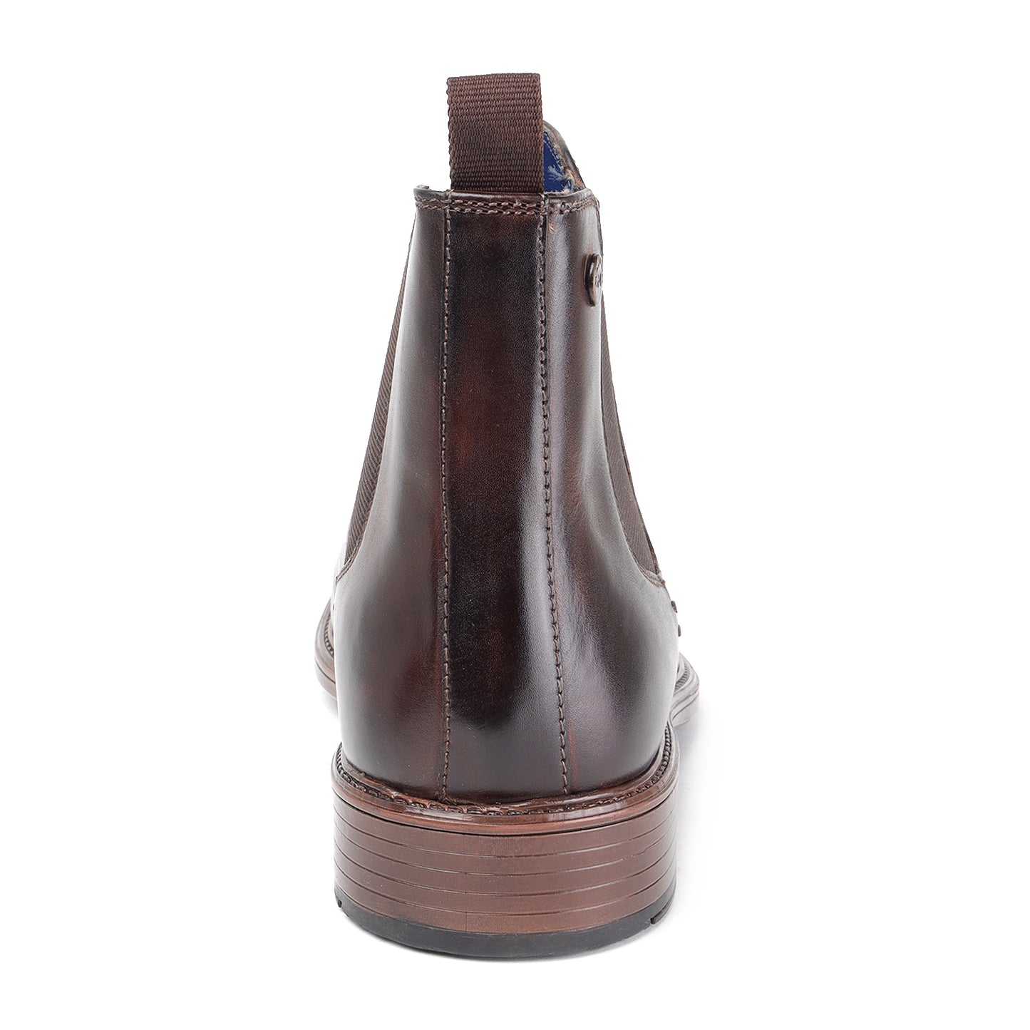 MASABIH GENUINE LEATHER BROWNCHELSEA BOOTS FOR MEN