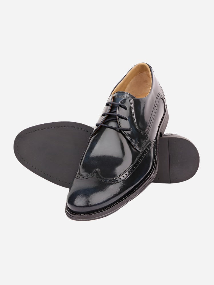 MASABIH Blue Casual Derby Shoes for Men
