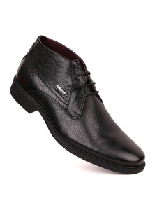 MASABIH Black Casual Lace Up Shoes for Men