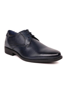 MASABIH Navy Casual Derby Shoes for Men