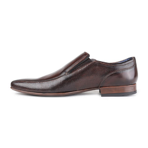 MASABIH GENUINE LEATHER BROWN CASUAL LOAFER SHOES FOR MEN