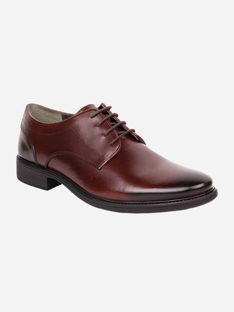 MASABIH Brown Casual Derby Shoes for Men