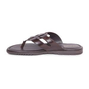 MASABIH Geniune Leather Soft Brown Color modern Strap thong sandals for Mens