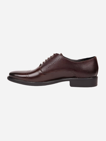 MASABIH Brown Casual Oxford Shoes for Men