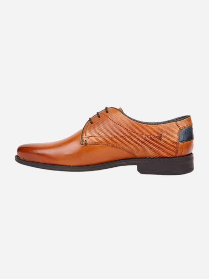 MASABIH Tan Casual Derby Shoes for Men