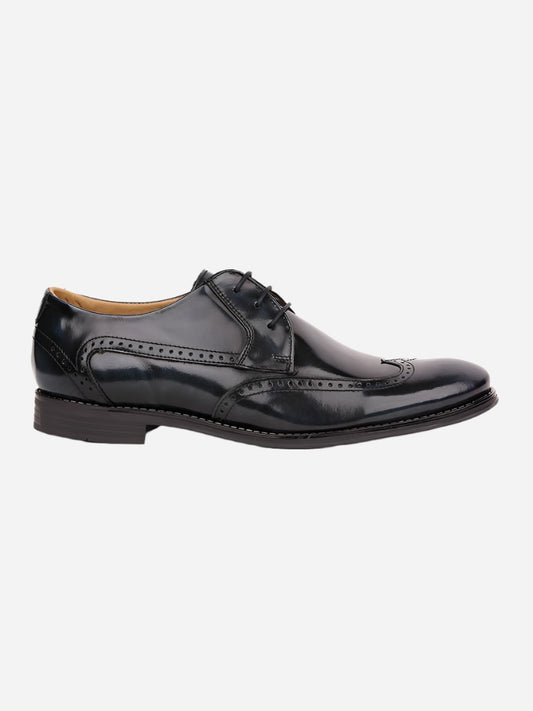 MASABIH Blue Casual Derby Shoes for Men