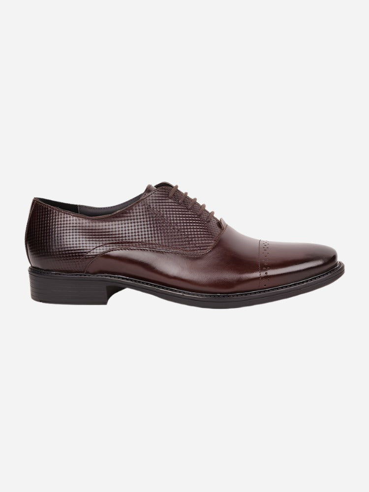 MASABIH Brown Casual Oxford Shoes for Men