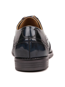 MASABIH Blue Casual Derby Shoes for Men