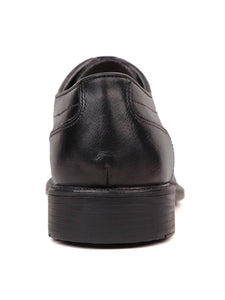 MASABIH Black Casual Derby Shoes for Men