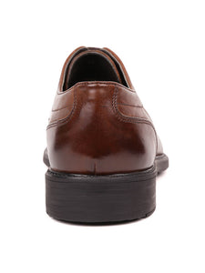 MASABIH Brown Casual Derby Shoes for Men