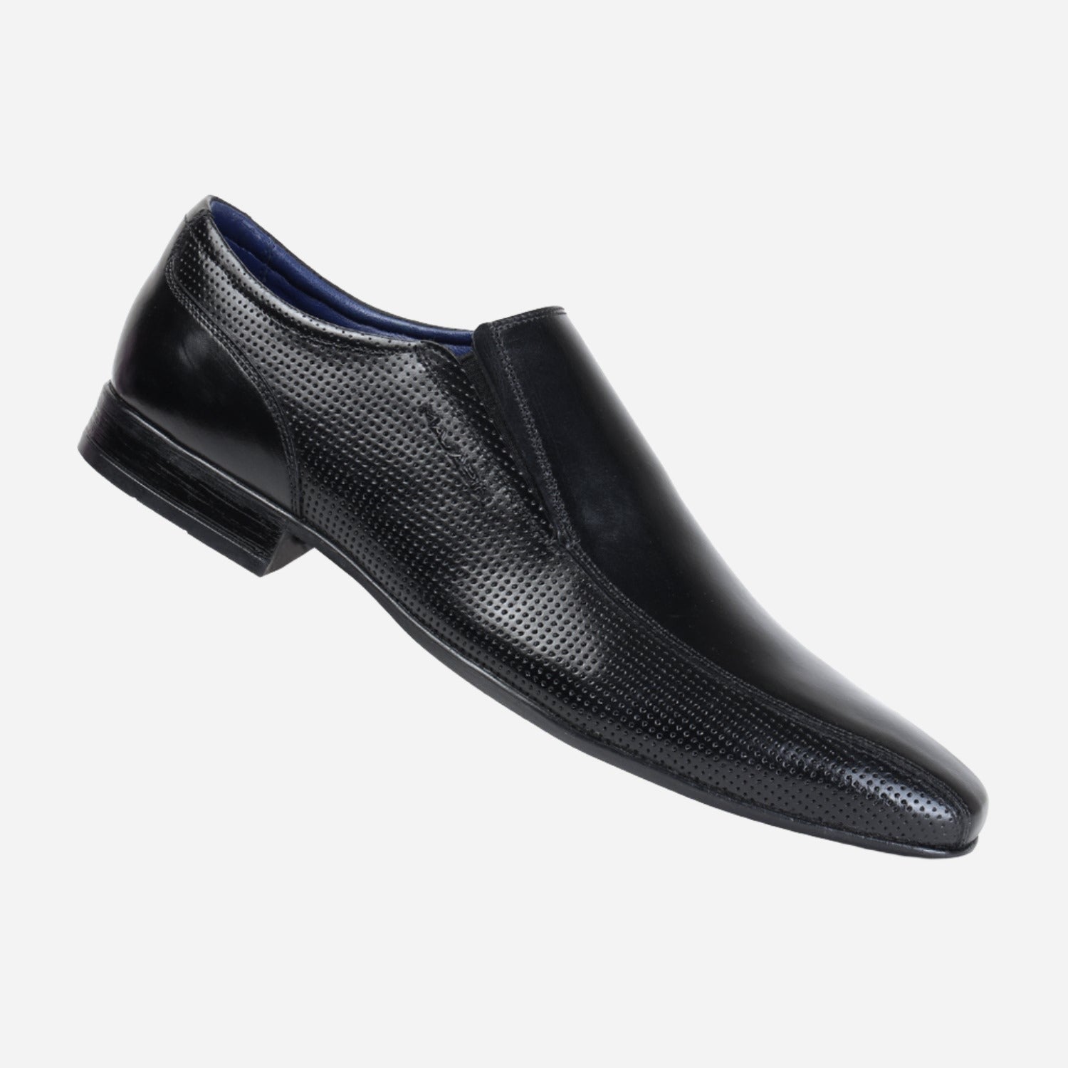 Black Venturini Shoes Loafers MASABIH GENUINE LEATHER BLACK CASUAL