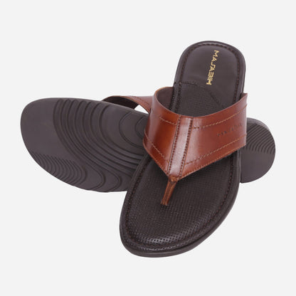 MASABIH Geniune Leather Soft Tan Color modern java thong sandals for Mens