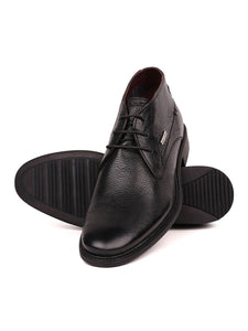 MASABIH Black Casual Lace Up Shoes for Men