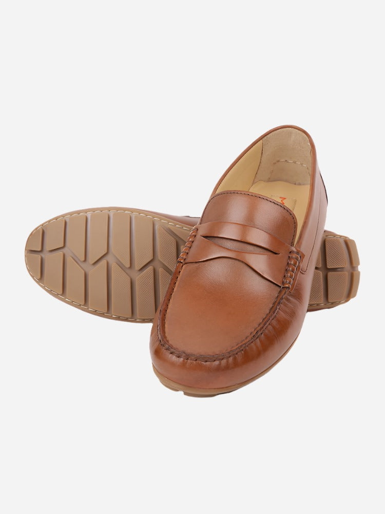 MASABIH Tan Casual Driving Shoes Shoes for Men