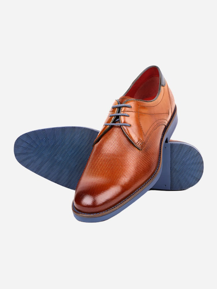 MASABIH Tan Casual Derby Shoes for Men