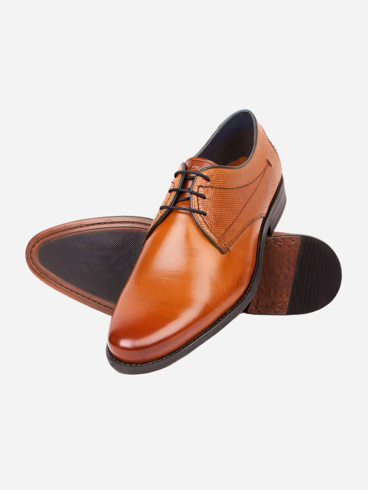 MASABIH Tan Casual Derby Shoes for Men