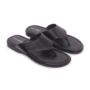 MASABIH Geniune Leather Soft Black Color modern java thong sandals for Mens