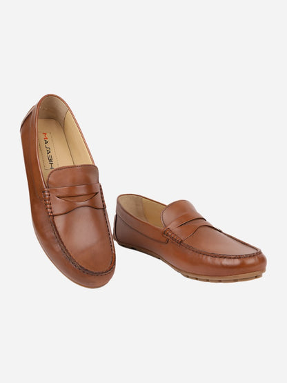 MASABIH Tan Casual Driving Shoes Shoes for Men